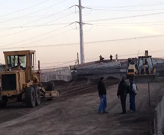 Construcción de Paso Superior Vehicular- Terracerías y Pavimentos.